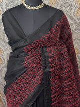 Soft kota checks saree with embroidery MS7843