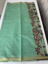 Jamdani silk Cotton Saree with thread work  MSJ795