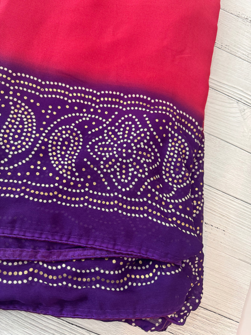 Chiffon georgette saree - MS7633