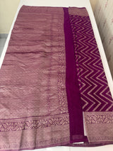 Semi Banarasi Georgette saree MKGS721 Vadamalli
