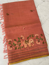 Cotton silk Saree with embroidery MSJ7666