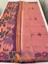 Jamdani silk Cotton Saree with thread work  MSJ787