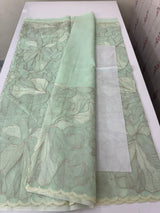Semi organza saree with thread work - MSH910