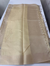 Tissue silk saree with embroidery MSH235