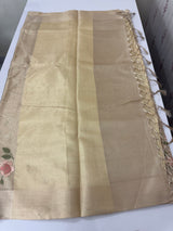 Tissue silk saree with embroidery MSH235