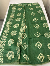 Semi soft silk saree with batik prints MSB555
