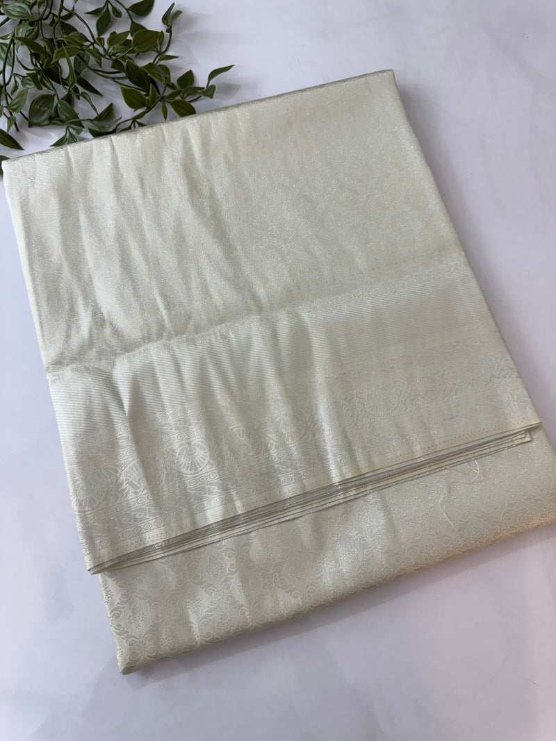 Pastel soft silk Saree - MKP912 Offwhite