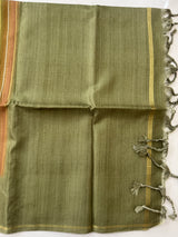 Multi color Semi soft silk saree with borders MSS590