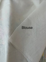 Mul chanderi embriodery saree with scalloped borders MSH176