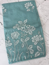 Soft kota silk saree with applique work MS15017