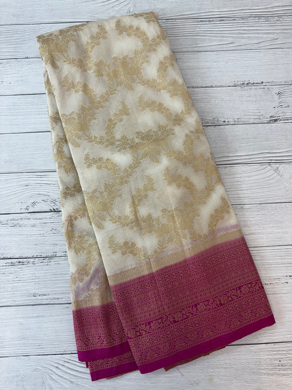 Semi banarasi Georgette saree - MSB8976