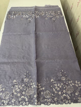Soft kota silk saree with embriodery  MS12859