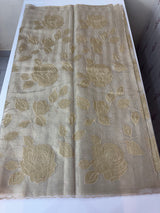 Tissue Silk applique work saree MSH133 Design 1- CloudGrey