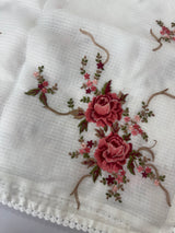 Kota saree with embroidery MS14953 - White