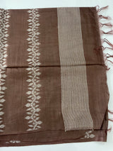 Bhagalpuri Semi tussar saree with contrast pallu and blouse MS899