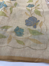 Tissue linen saree MS88651