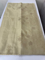 Tissue Silk applique work saree MSH120 Ivory