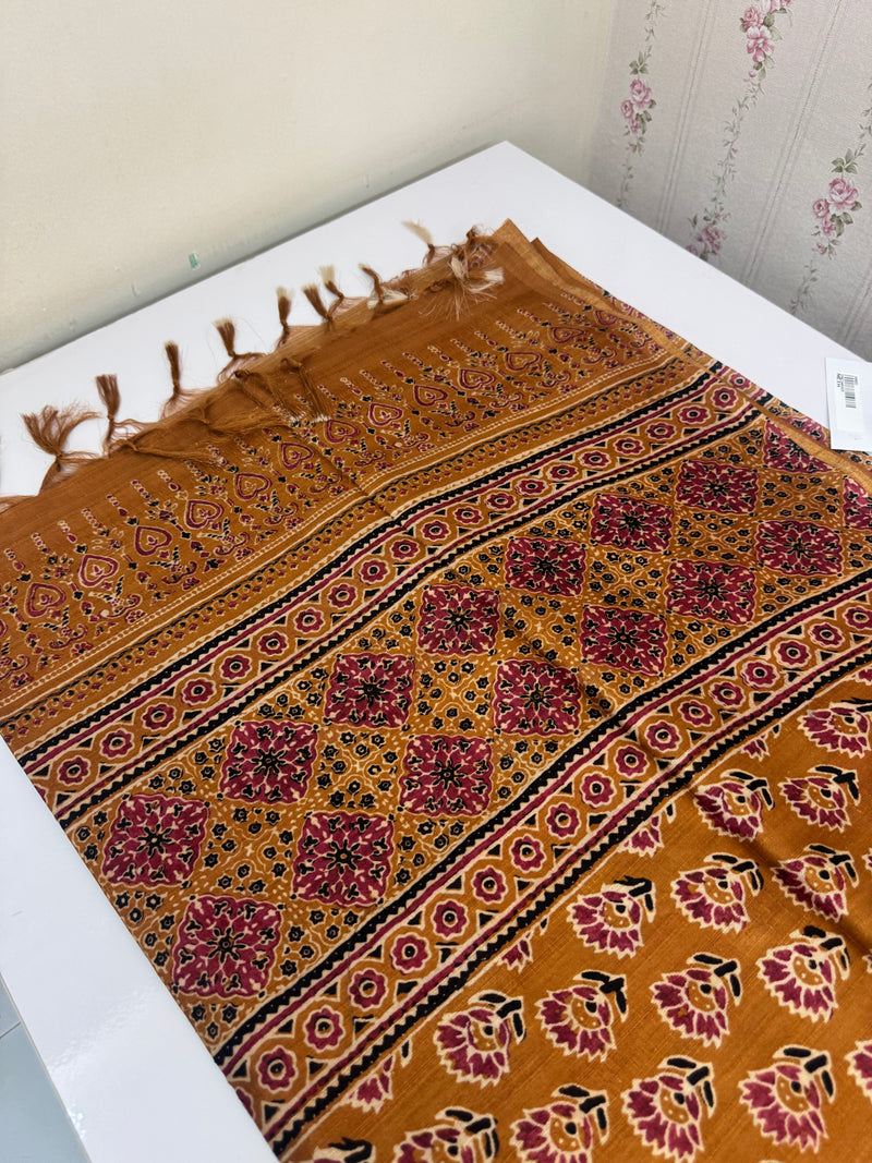 Printed soft crepe silk sarees MS5432