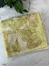 Jute Linen saree with thread work MSH206