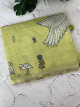 Jamdani silk Cotton Saree with thread work  MSJ790
