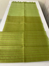 Semi silk saree with check weaving MSS8923