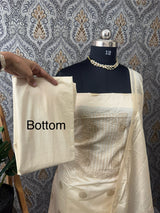 Soft silk Unstitched salwar set - 4