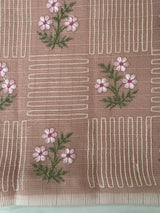 Netkota embriodery saree MS1496 DustyPink