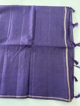 Tussar mix Semi silk saree with small zari weaving MSS8925