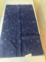 Kota silk cotton saree with applique work MS81788 -DarkBlue