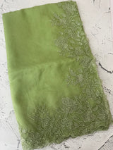 Soft Organza saree with embroidery borders - MSH299
