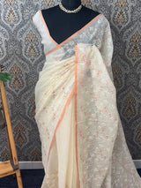 Kota silk cotton embroidery saree MCES674
