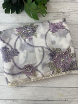 Handworked chiffon Organza saree MCS4534