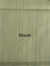 Blended tussar saree with cutwork - MSHK678