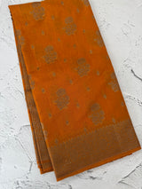 Semi banarasi saree with zari buttas - MBS6754 Turmeric Yellow