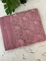 Cutwork Semi tussar saree MTSS657 DustyOnion