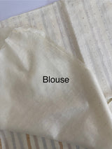 Soft blended borderless tussar saree  MKT121 (2) - lines