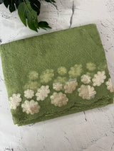 Soft Organza saree with thread work and tissue applique borders - MCW605