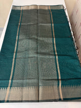 Semi silk sarees with temple border  MTS890