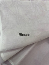 Moonga Kota checks saree with applique work MMC457 Lavender