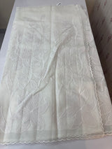 NetKota Applique work saree   -MSH998 White