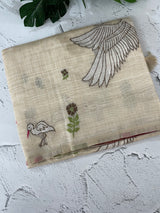 Jamdani silk Cotton Saree with thread work  MSJ790