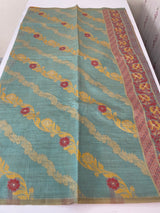 Jamdani silk Cotton Saree with thread work  MSJ790