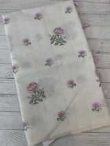 Silky kota embroidery saree MSK654