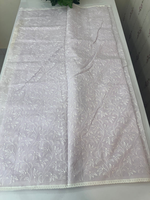 Kota embriodery saree MS1455 - PaleLavender