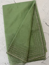 Handworked Organza saree and blouse MCW376 JadeGreen