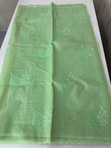 Kota Moonga checks Applique work saree  MSH278(3)
