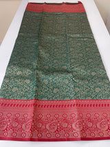 Brocade semi silk saree MS67443
