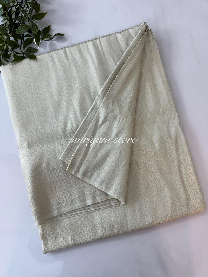 Pastel soft silk Saree - MKP929 Offwhite