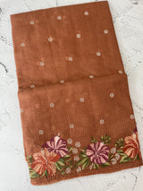 Silky kota embroidery saree MSK4333