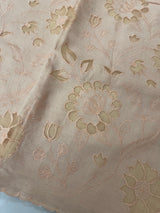 Soft Pashmina saree with organza Applique work MSH253